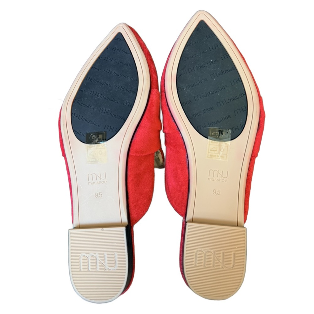 Musshoe Red Knot Casual Pointed Toe Mules - Picture 8 of 9